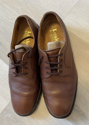 Loake brown leather commando - loake,