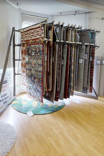 Rug display stand rack - 140, x