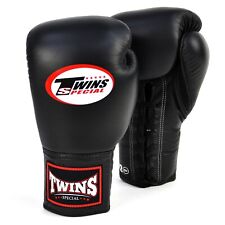 Twins Muay Thai Boxing Gloves 100% Thai Leather Lace-Up Handmade Quality BGLL1