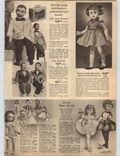 1962 PAPER AD Ideal Baby Coos