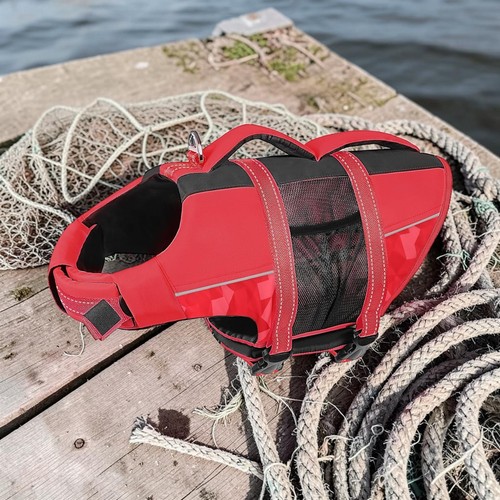 Dog life jacket pet swimming - pet,