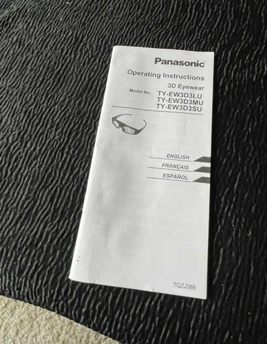 Instructions only panasonic - instructions,