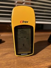 Garmin eTrex H Handheld GPS Navigator with original packaging and Instructions
