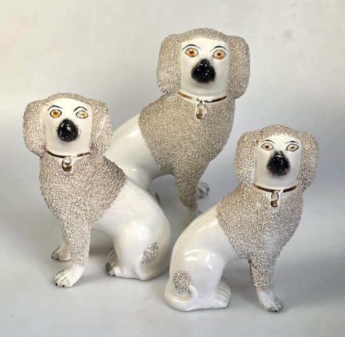 Antique trio staffordshire - trio,
