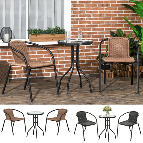 Pieces rattan bistro set - pieces,