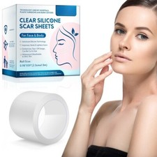 MEDICAL GRADE Scar Sheet Silicone Gel Tape Scar Removal Strips Treatment 1.5m