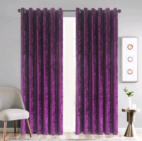 Luxury crushed velvet curtains - luxury,