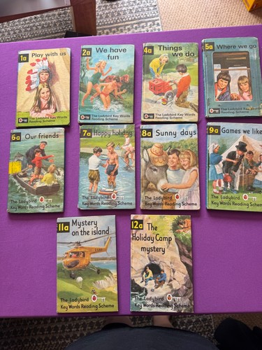 Vintage ladybird key words - key,
