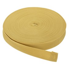 Nylon Webbing Strap 25 Yards 1" Polypropylene Lightweight Strap Gold