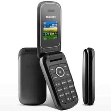 Samsung GT-E1190 Folding Clamshell 2G Dual Sim Boxed Unlocked Mobile Phone-Black