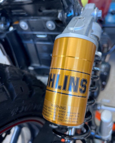 Ohlins replacement black - black, on