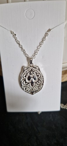 Cute chow dog necklace - chow,