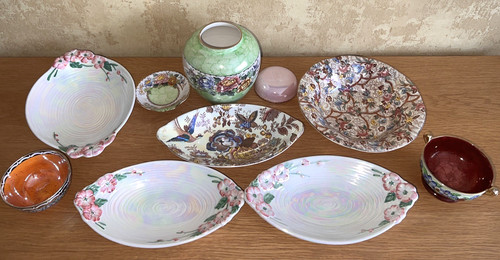 Vintage maling mixed lustre - maling,