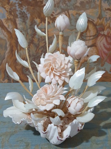 Shellwork flowers seashell - shellwork,
