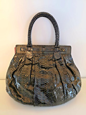 Zagliani Black Metallic Exotic