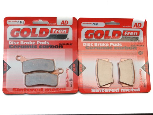 Brake pads front - rear, for