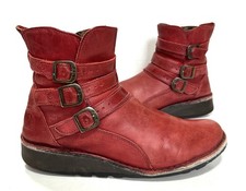 Ladies FLY LONDON Red Leather