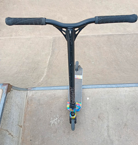Stunt push scooter with bar - push, t-bar