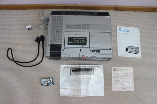 Sony betamax c5ub vcr - sl-c5ub, with