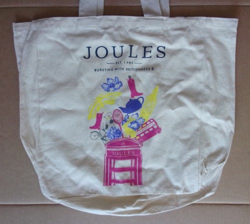 Joules tote bag jute - tote, jute.