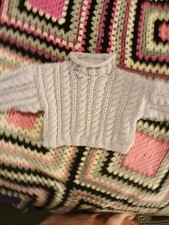 Beautiful Lavender Aran Cable