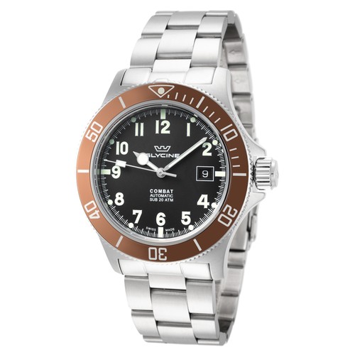 Glycine men combat sub - men's, 42mm