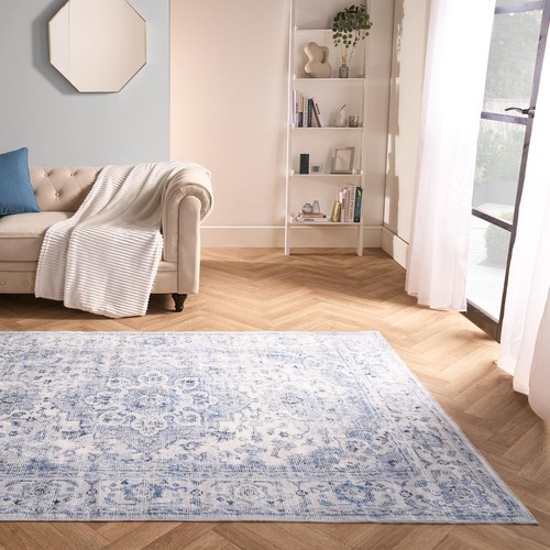 Ohs washable rug vintage print - washable,