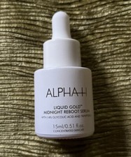 Alpha-H Liquid Gold Midnight Reboot Serum 15ml - New , Unused (CBR)