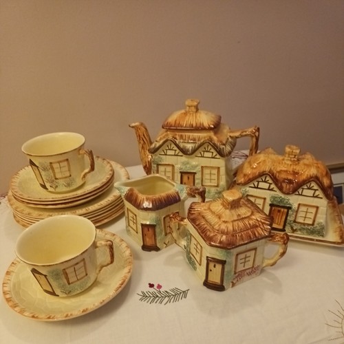 Vtg keele street pottery tea - street,