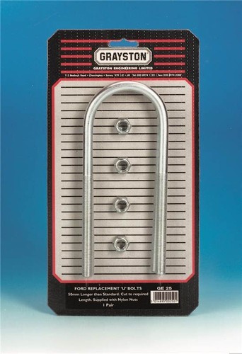 Lowering block u bolts - x,