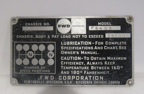 Vintage fwd corp usa - vintage,