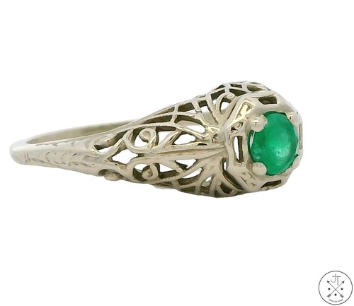 Antique 14k white gold - 14k,