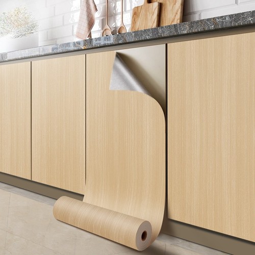 Wood effect vinyl wallpaper - 3d,