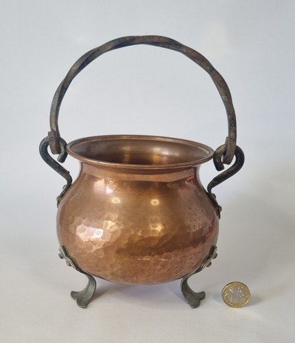 Vintage small footed copper - vintage,