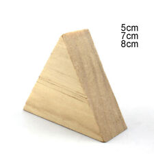 5cm 7cm 8cm Wooden Triangular Craft Shapes Wood DIY Decoration Triangle Block
