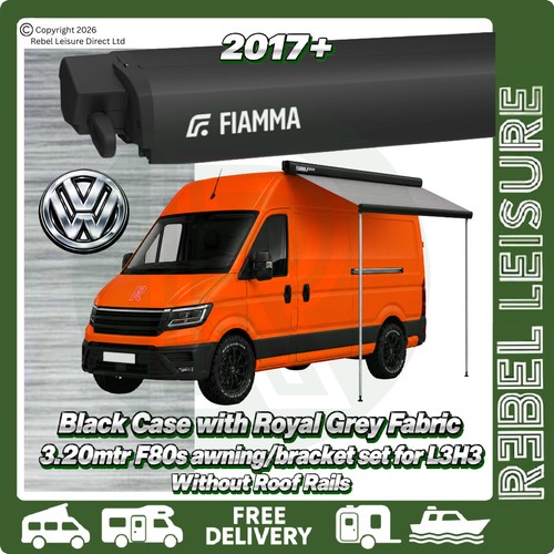 Fiamma f80s 20m black - fiamma, awning