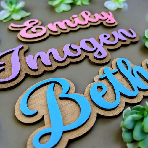 Personalised wooden name - personalised,