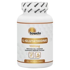 L-Glutathione 1000 mg – Antioxidant & Immune Support – Cellular Health – Sowelo