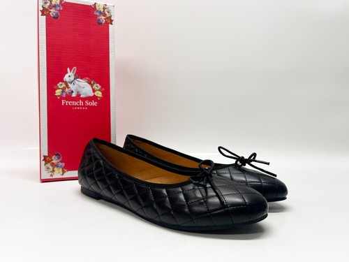French sole black quilted - french,