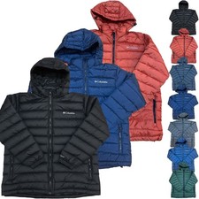 Columbia Mens Duck Down Padded Hooded Quilted Omni Heat Seal Jacket M to 2XL