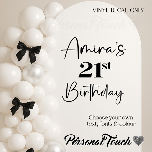 Personalised 21st birthday - 21st,