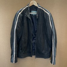 Lakeland Leather Retro Style Jacket, Men’s Size 42 Black Tones Worn In Look