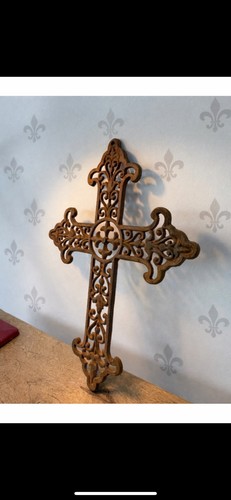 Rusty metal cross - cross, sign