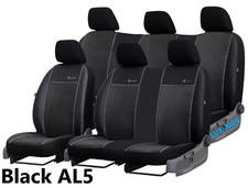 TAILORED SEAT COVERS For VAUXHALL VIVARO C CREW CAB 2019-2025 LEATHER & ALICANTE