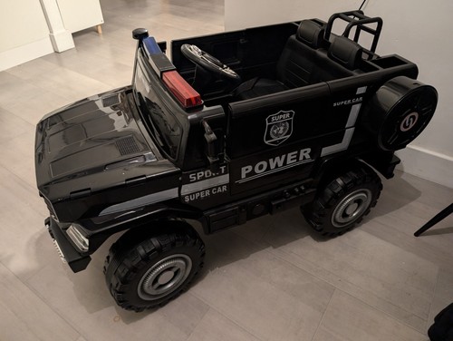 Police car kids ride - car, on