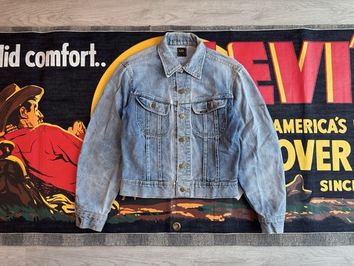 Vintage lee denim jacket - denim, usa