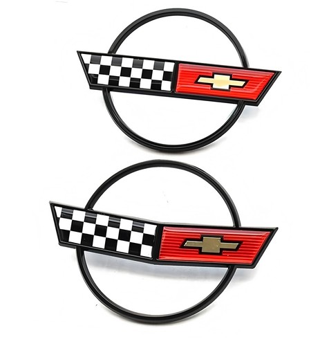 Red for corvette c4 flag - red,