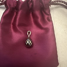 Sarah Faberge Egg Pendant 18k