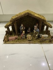Vintage Nativity Manger Scene