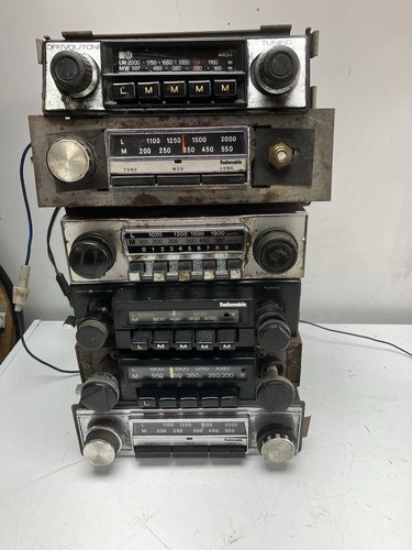 Vintage car radios 1970s - vintage,
